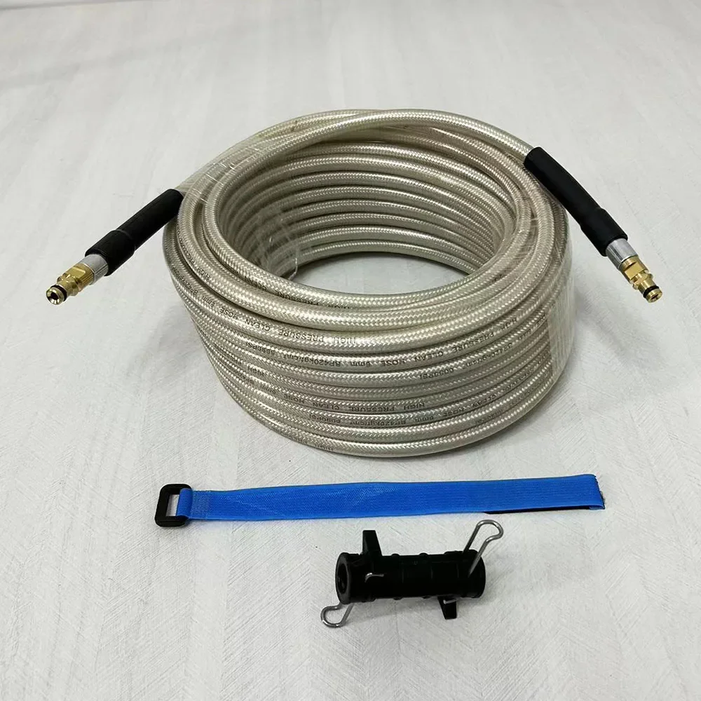 High Pressure Washer Hose Cleaning Extension Hose High Pressure Water Cleaning Rubber Pipe Fit or Karcher K2 K3 K4 K5 K6 K7 Sink