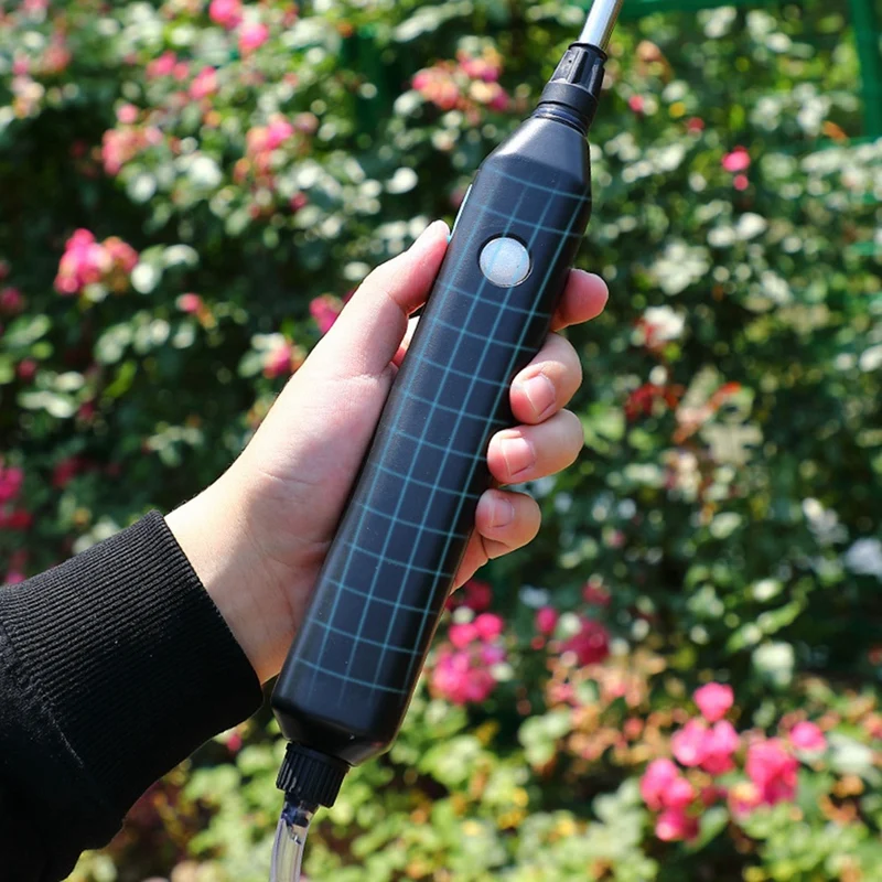 Portable Battery Powered Watering Wand Rechargeable Plant Spray Mister With Telescopic Wand