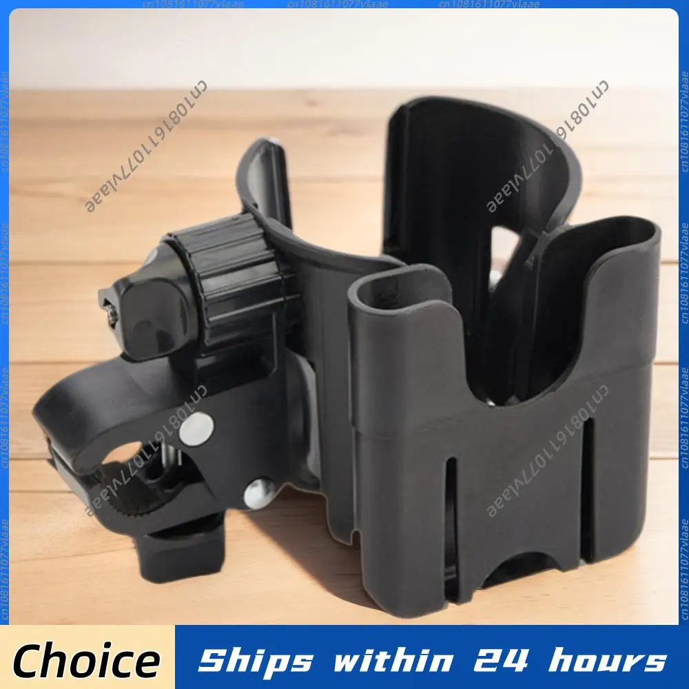 

2-in-1 Bike Cup Holder with Phone Holder Universal Cup Holder Golf Cart Cup Holder for Stroller Bike Wheelchair Walker Scooter