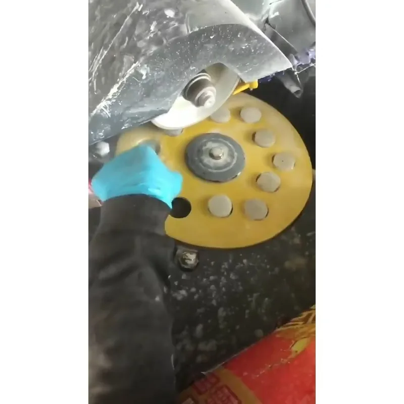 Pearl Shell Turquoise Thickness Calibration Round Square Slabs Flatbed Machines Automatic Flat Grinding Machine