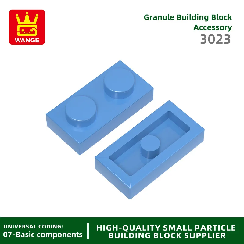 Wange 313Pcs/Lot 3023 6225 1x2 Low Building Block Moc Basic Parts Compatible with Bricks DIY Children Toys Assembly Gift Box