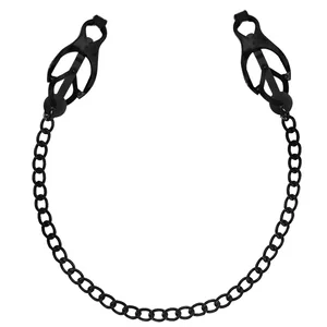 メタルニップルクランプチェーンクリトリス刺激装置スチールニップル乳房クランプスレーブボンダージフライトレミス女性セックスおもちゃ 8ベストセールスメタル拘束-4