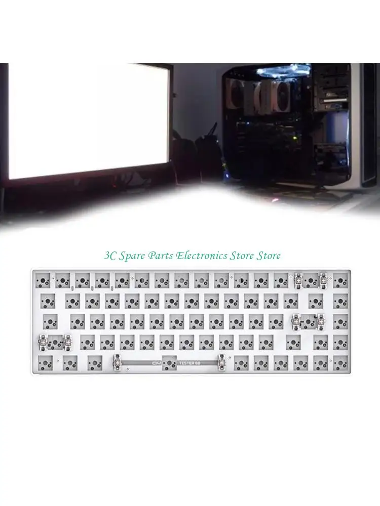 SZ TESTER68 Customized Mechanical Keyboard 2.4G BT5.0 Bluetooth-compatible Hot Swap Dual-Mode Wireless Keypad
