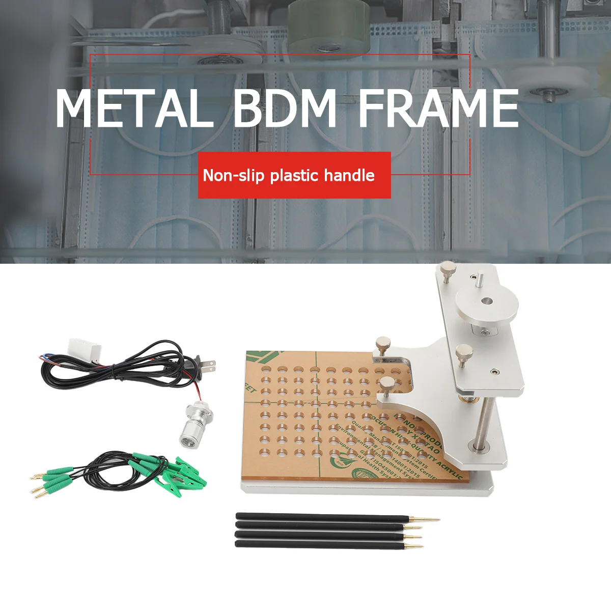 Metall-BDM-Rahmen, LED-BDM-Rahmen aus Edelstahl, ECU-RAMP-Adapter mit Sondehalter