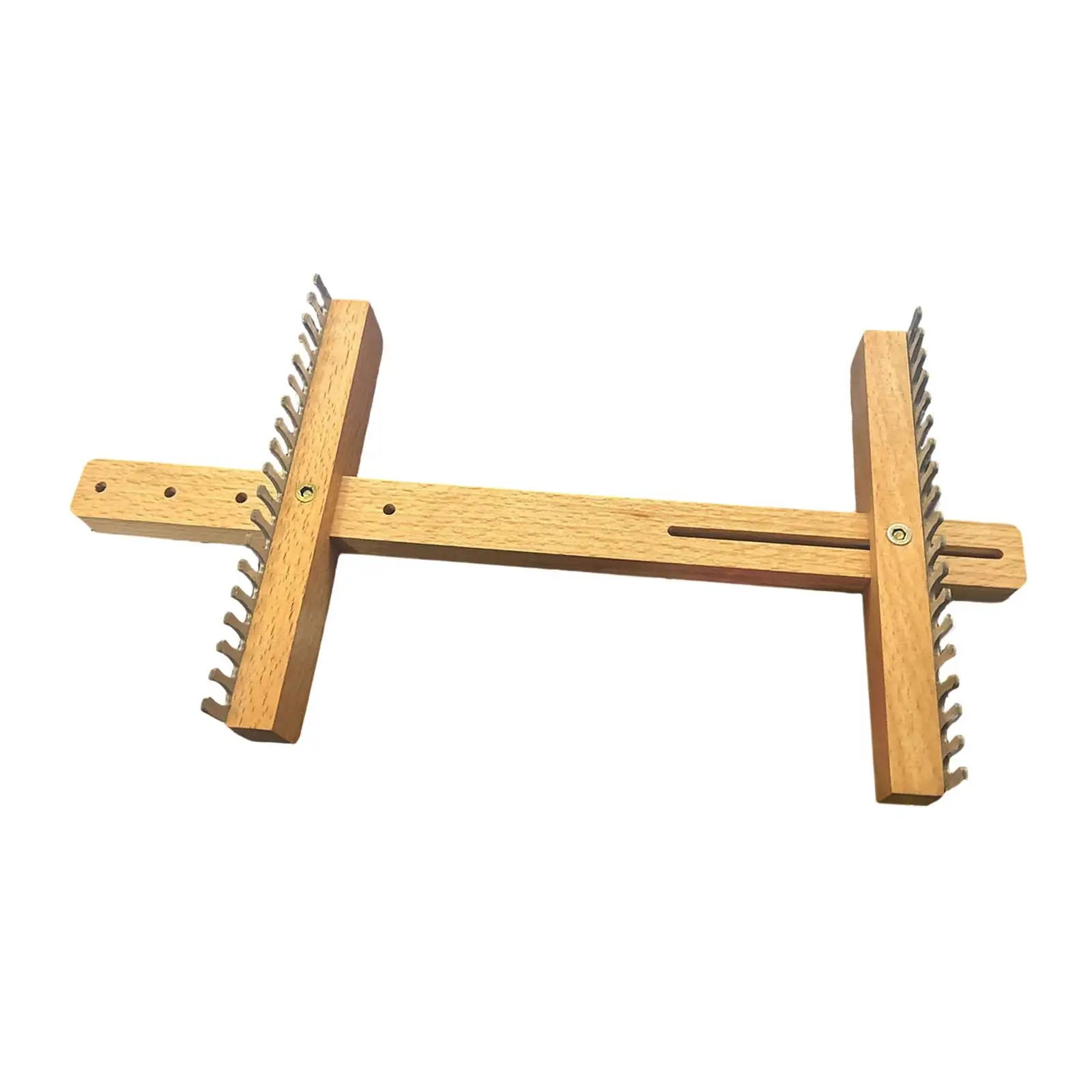 

Регулируемая деревянная рамка для ткачества: аксессуар для начинающих рукодельников, для домашнего текстиля и художественного творчества