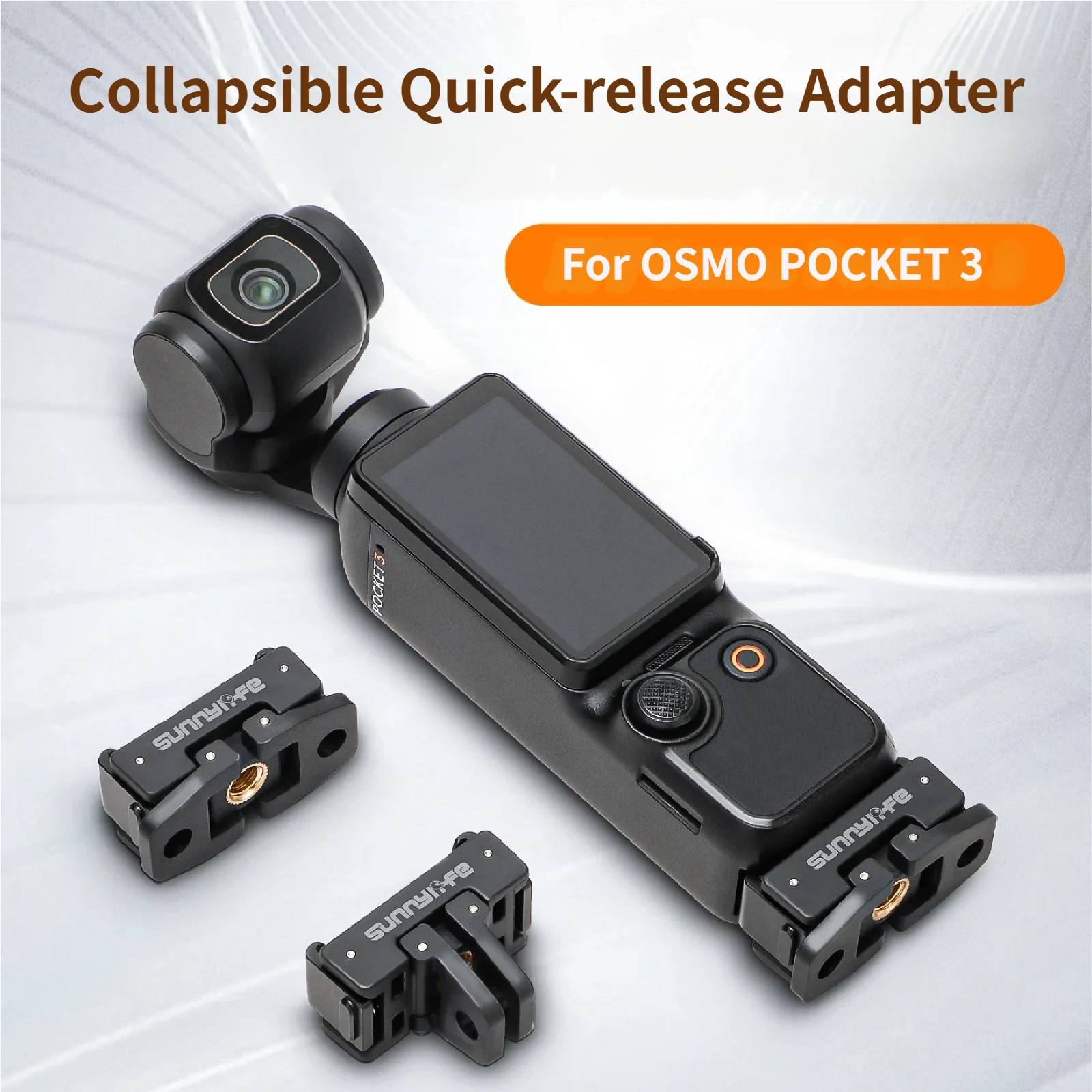 

Quick-Release Adapter For OSMO POCKET 3 Camera Adapter Holder Sports Camera Bracket Mount Stand Holder Expansion Accessories
