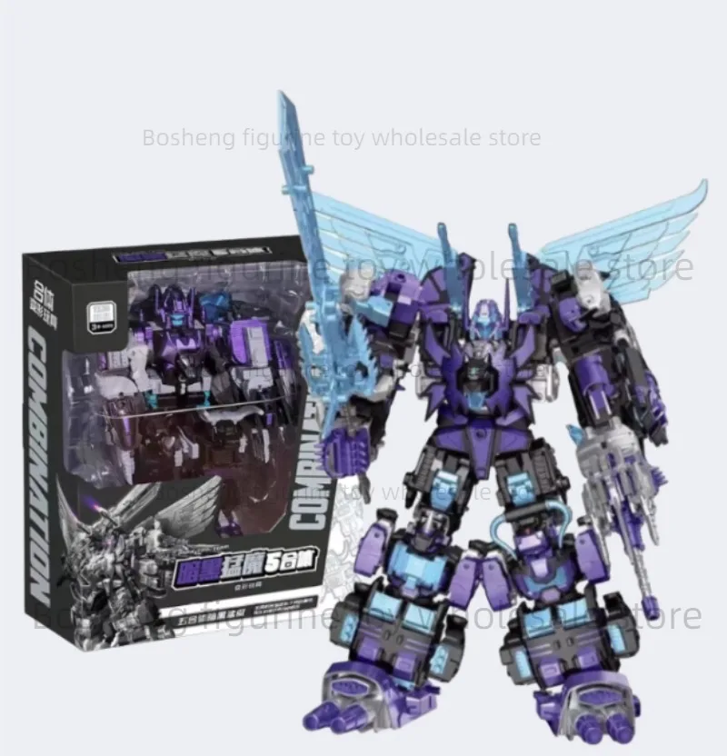 ألعاب TENGYANG المتحولة DARK Predacons Combiners Wars KO ألعاب متحولة 5 في 1 Predaking G1 36 سم بدون صندوق