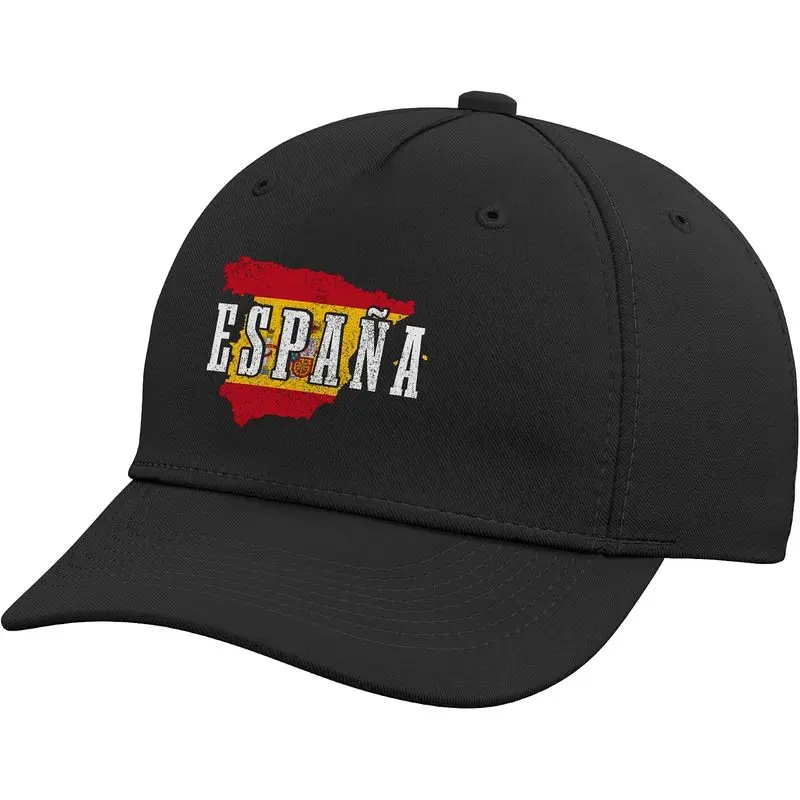 Espana Spain Map Pride Spanish Flag Adjustable Baseball Hat