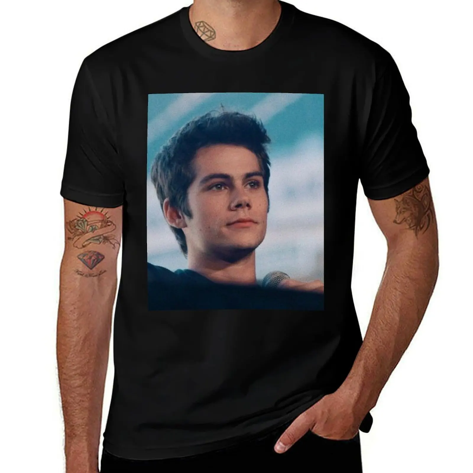 dylan obrien T-Shirt Breathable Workout Short Sleeve Top