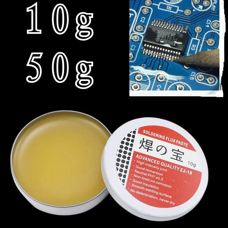 لصق لحام البيئية ، هلام لحام الجريان الصنوبري ، الأجزاء الكهربائية ، أداة إصلاح لوحة الدوائر ، 10g ، 50g #1