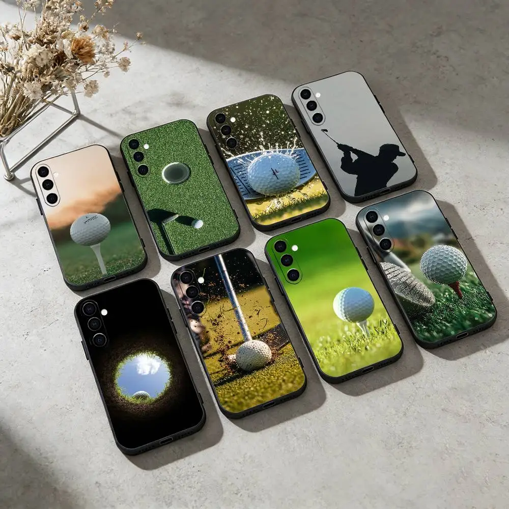 S-Sport of G-Golf  Phone Case For Samsung Galaxy A91,80,73,72 ,71,53,52,32 ,31,22,21s,20,Soft Black Case