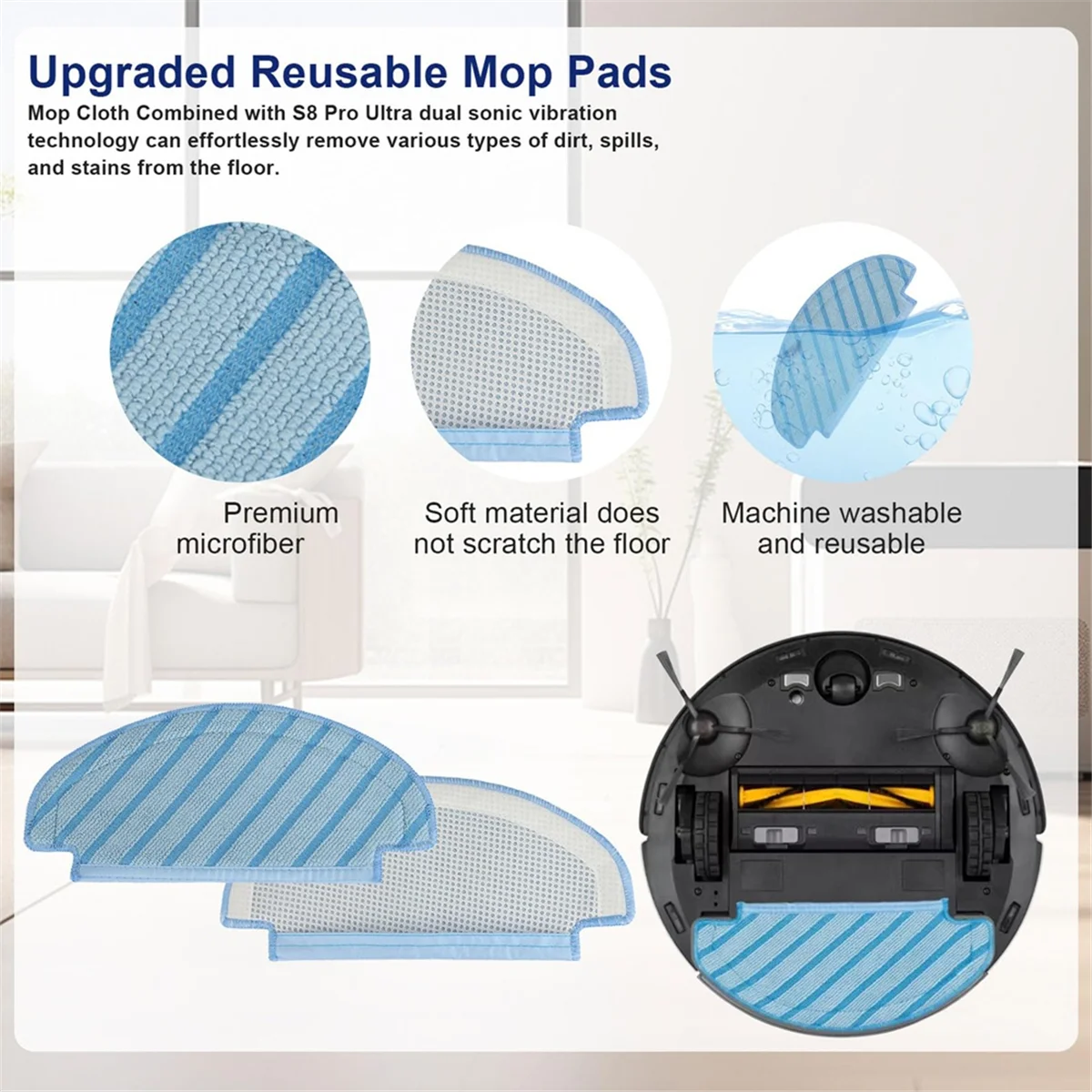 ¡El más nuevo! Kit de accesorios para Robot aspirador ECOVACS DEEBOT N10 PLUS/ T9+/ N8 PRO+/ N8+/ T8AIVI+/ T8+, piezas de repuesto