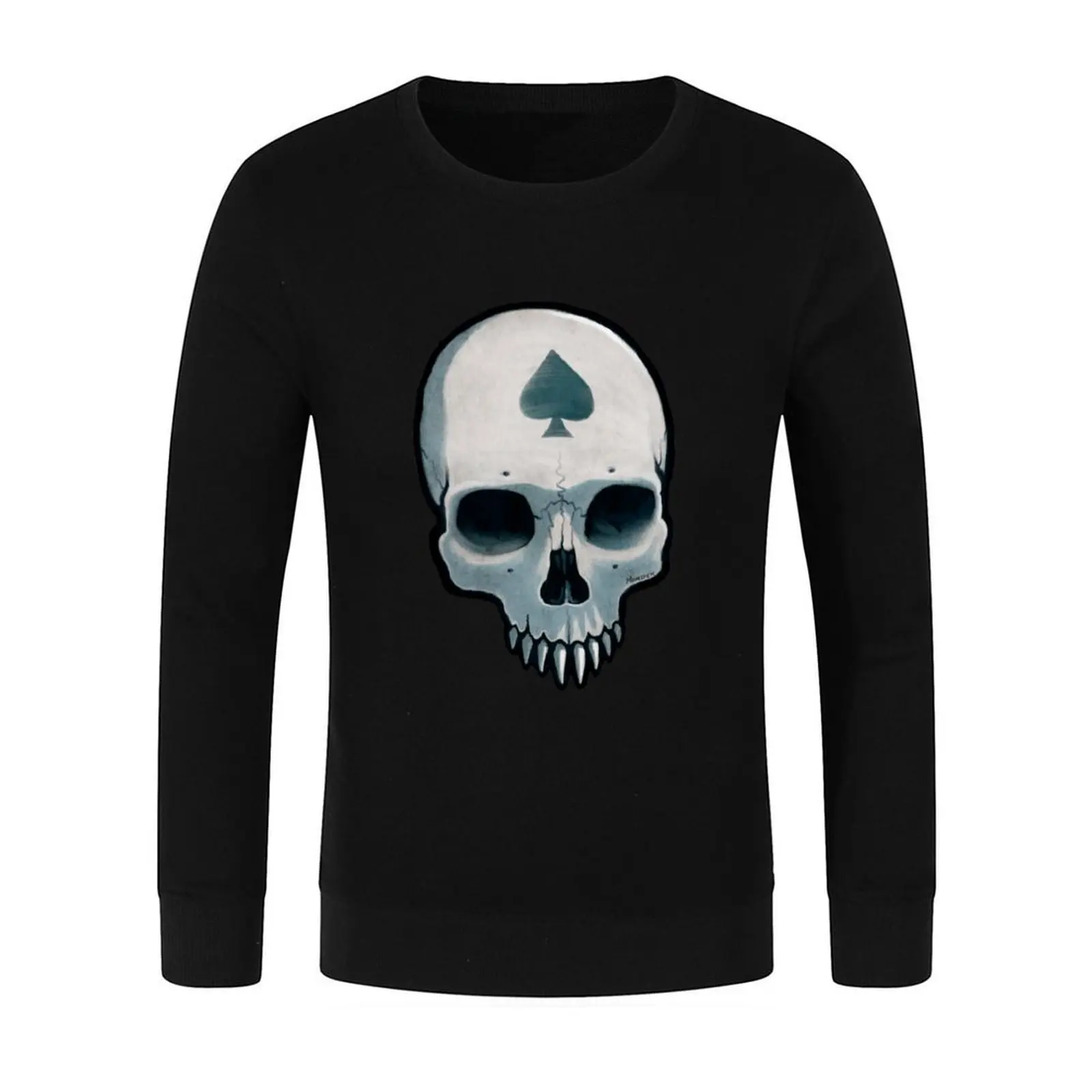 مصاص دماء الجمجمة ، الآس البستوني البلوز الرجال الشتاء سترة رياضية الرجال ملابس الشتاء رجالي مصمم الملابس البلوز الجديد #2