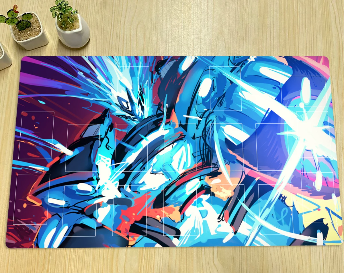 YuGiOh Gigantic Spright TCG Mat Trading Card Game Mat CCG Playmat Board Game Duel Mat Rubber Mouse Pad Zone Free Bag 600x350x2mm