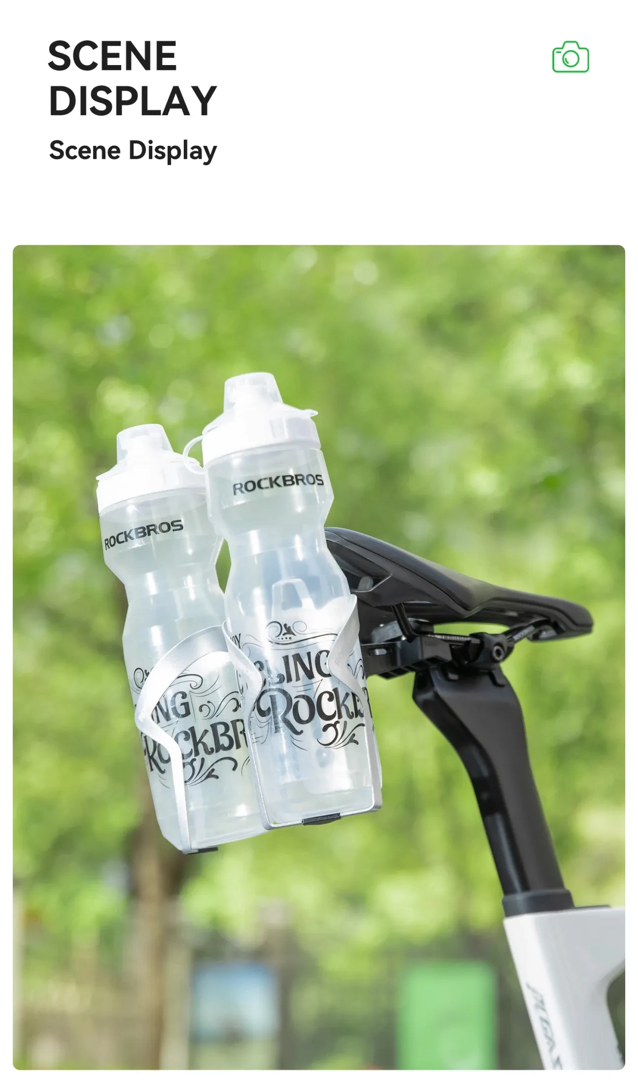 Fahrrad-Flaschenhalter-Adapter zur Verlängerung für Triathlon-, Rennrad- und MTB-Fahrräder – Flaschenhalterung zur Verlängerung des hinteren Sattels – Detail 8