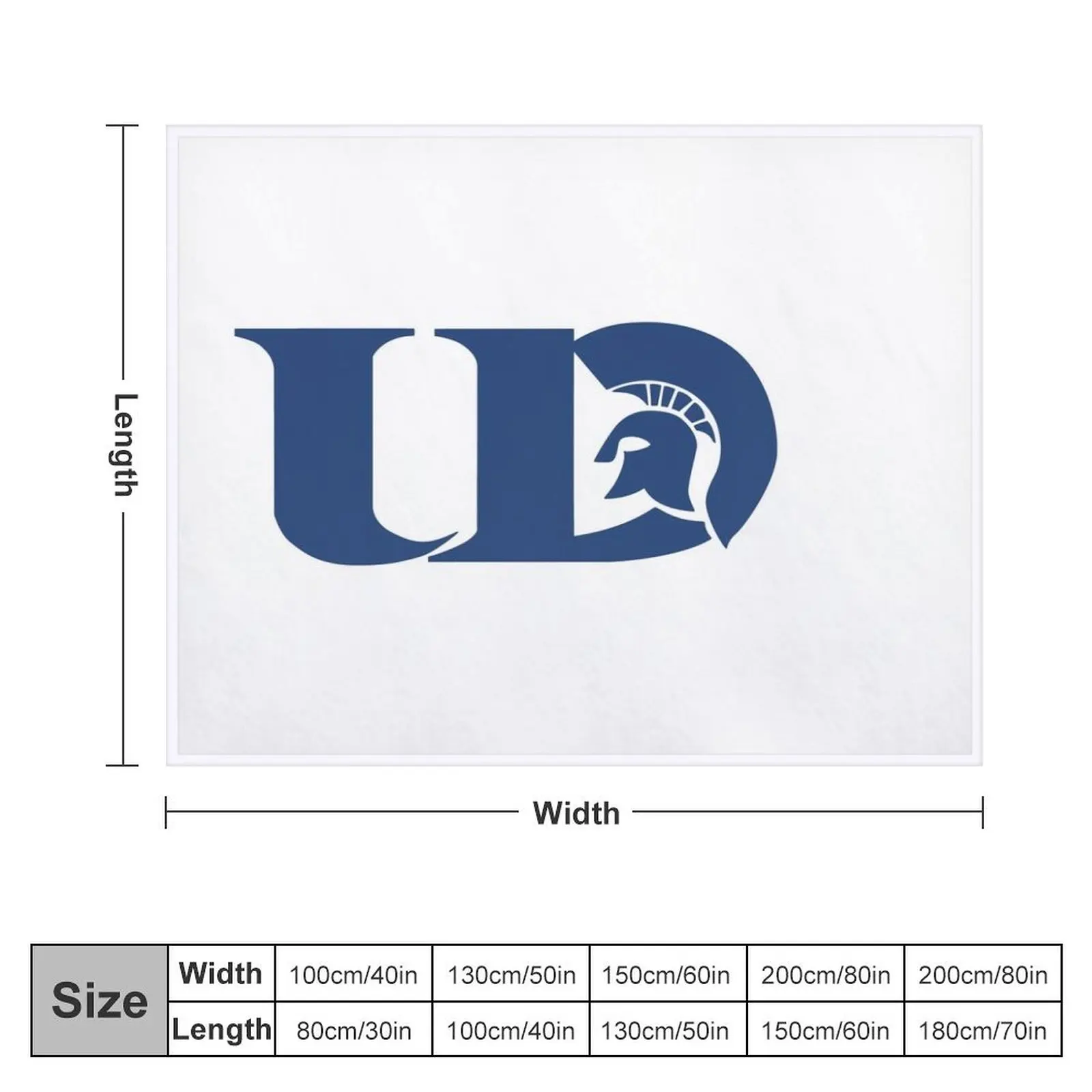 University of Dubuque spartans Throw Blanket blankets and throws Summer Luxury Brand Blankets For Baby Blankets