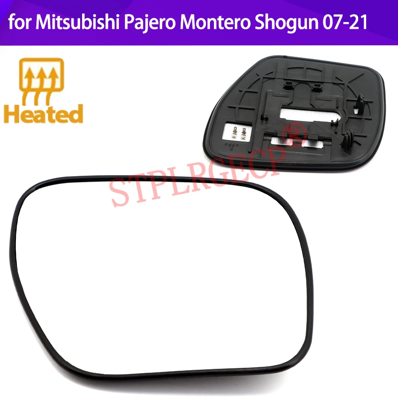 Driver Side Left Right Door Side Heated Wing Mirror Glass Lens for Mitsubishi Pajero Montero Shogun V93 V97 V98 V87 2007-2021