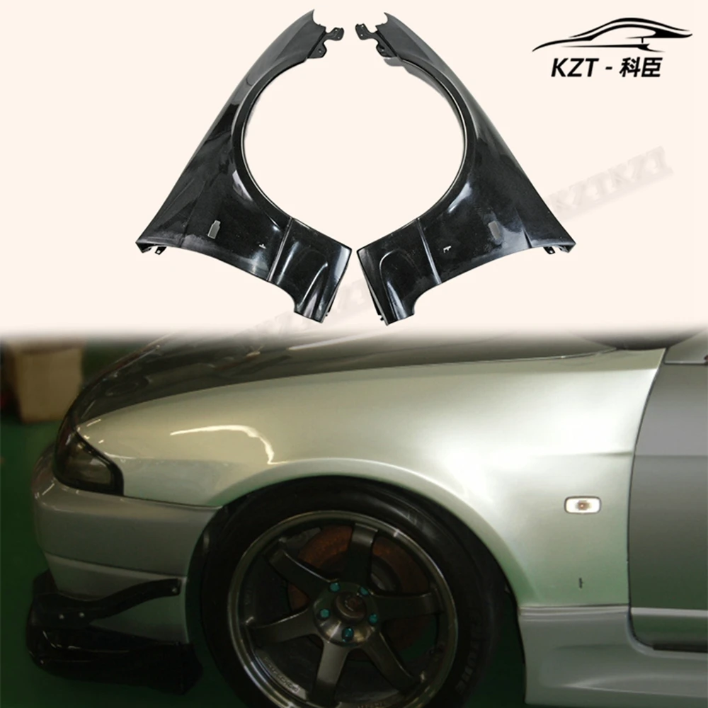 FOR NISSAN SKYLINE R33 GTS GTR Fiber Glass BCNR33 RF Style Front Wide Vented Fender