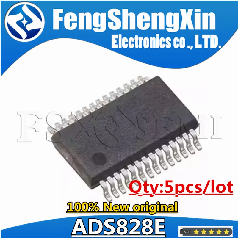 

5pcs/lot 100% New ADS828E ADS828 SSOP-28 chips