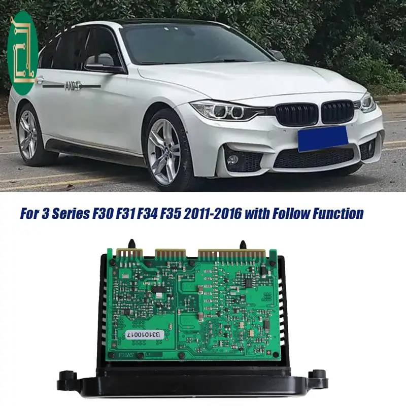 

AX94-63117316186 Car Xenon TMS LED Headlight Control Module For BMW 3 Series F30 F31 F34 F35 2011-2016 With Follow Function