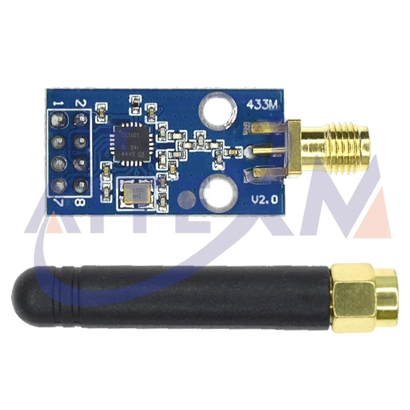 Moduł bezprzewodowy CC1101 433 MHz z anteną SMA Bezprzewodowy moduł nadawczo-odbiorczy dla Arduino