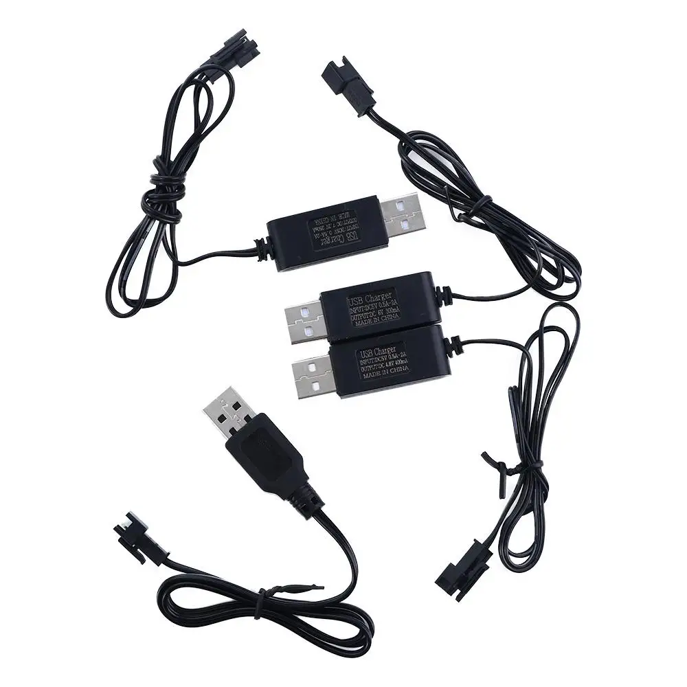 3.6/4.8/6/7.2V NiCD NiMH RC Car Drones SM Connector Charging Cable USB Wire Chargers USB Charging Battery Charger