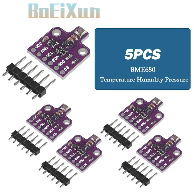 1-10pcs BME680 Digital Temperature Humidity Pressure Sensor CJMCU-680 High Altitude Sensor Module Development Board