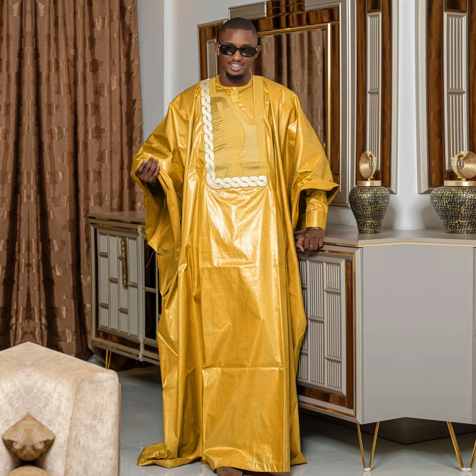 

Африканские платья для женщин Базен Риш дизайн вышивки платье мужской топ с брюками