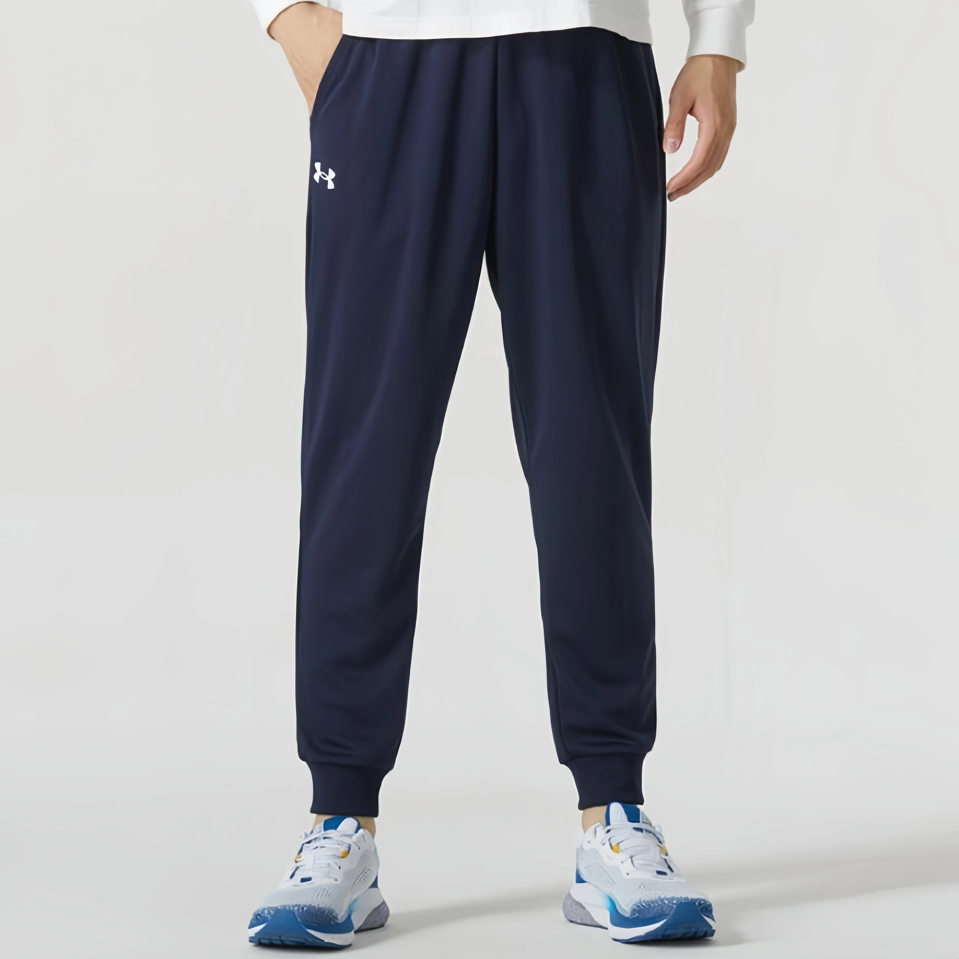 

Вязаные спортивные брюки Under Armour, мужские повседневные летние дышащие быстросохнущие крутые удобные беговые тренировочные брюки