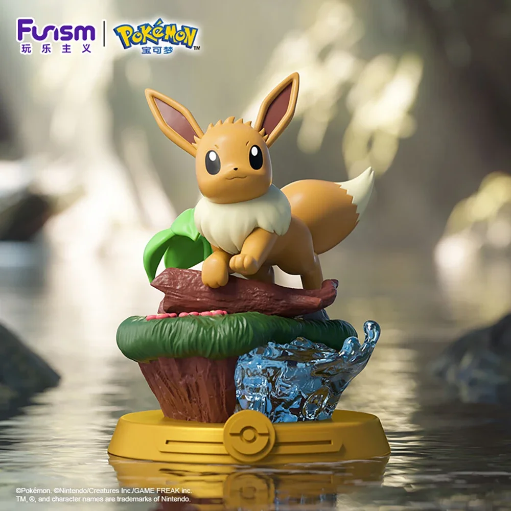 2024 Hot Original Funism Stocked Eeveelution Eevee Vaporeon Espeon Umbreon Leafeon Sylveon Model Toys Collectible Figures Gifts