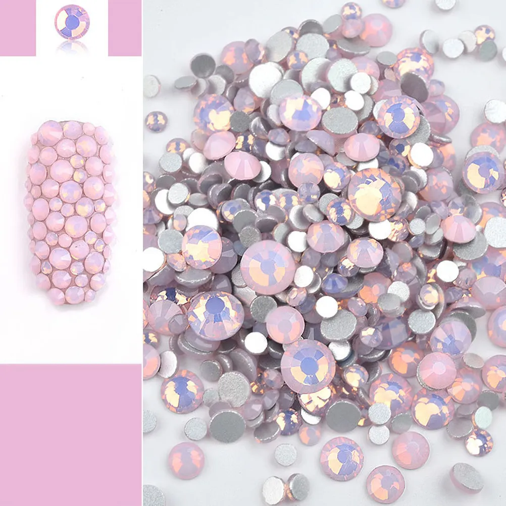 

4Pcs Glass Manicure Rhinestones Colorful Nail Art Decor DIY Sparkles for Elegant Design Manicure Rhinestone