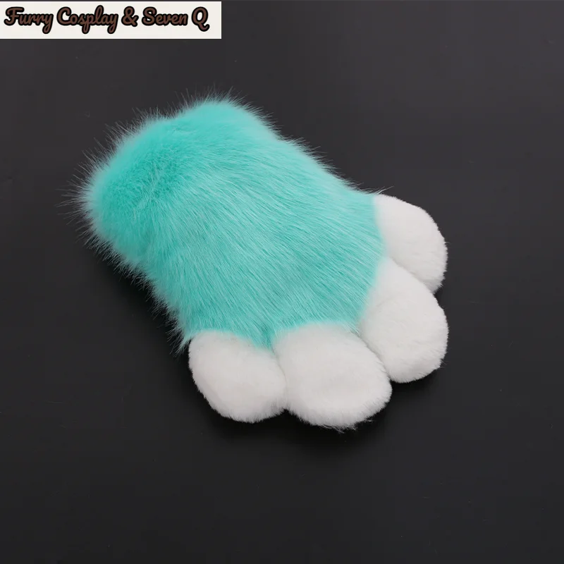 COS Kawaii Animal Furry Cosplay Anime Furrsuit Cat Rabbit Dog Fox Paws Gloves Prop Accessories Halloween Girls 4