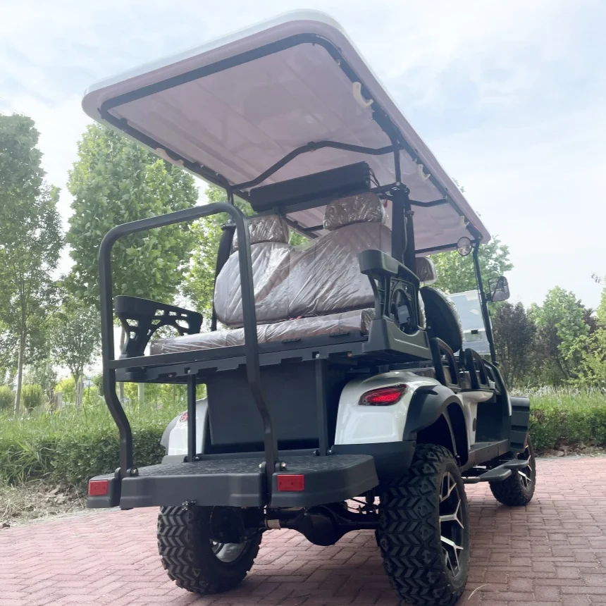 

Street Legal Electric Cars For Adults New Model E Lifted Hunting Lithium Battery 60V/72V Electric Golf Cart With Factory Price