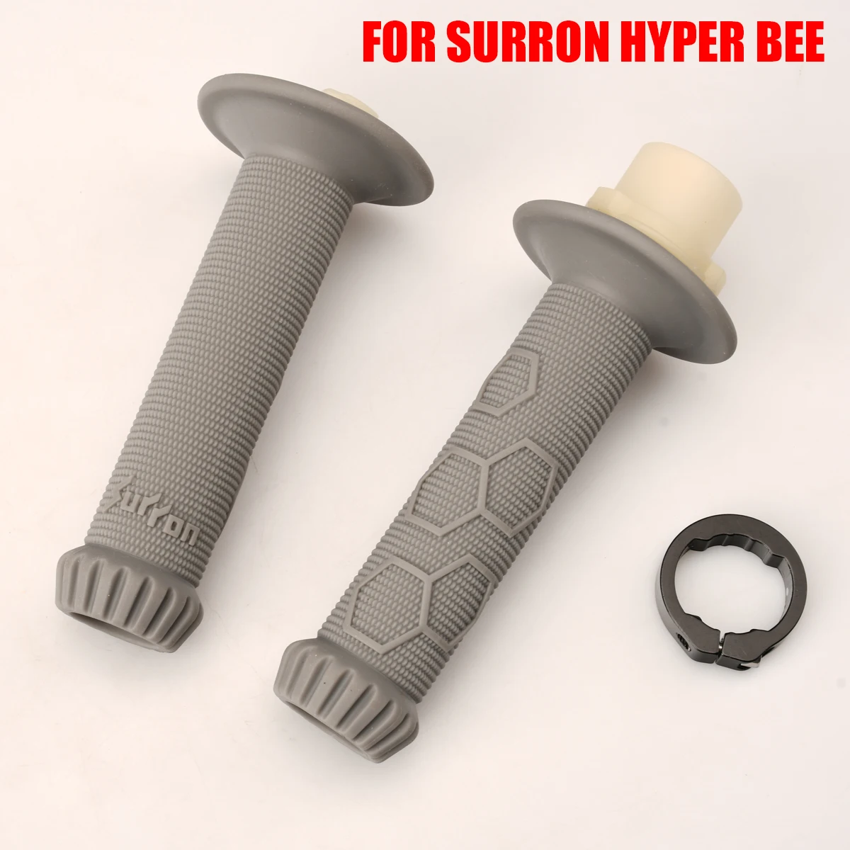 Electric Motorcycle Accessories For Surron Hyper Bee Handlebar Throttle Handle Bar Grip Cover Rubber Pit Dirt Bike