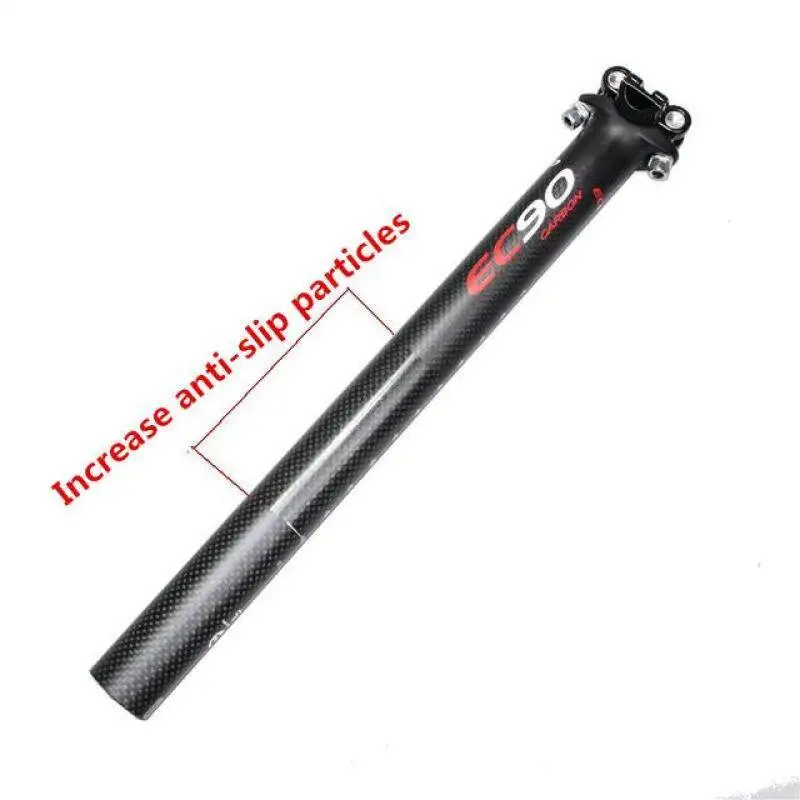 EC90 Carbon Fiber Bicycle Seatpost, MTB and Road Bike Seat Post, Cycling Seatpost, 27.2mm, 30.8mm, 31.6mm, 350mm, 400mm,