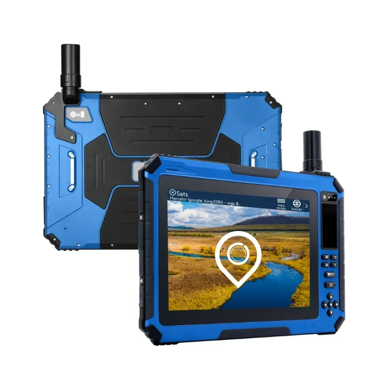 Hugercok G101F 1000Nit 10.1 Inch Gps Glonass Galileo Beidou High Performance Rtk Gps Gnss Surveying Equipment Rugged Tablet