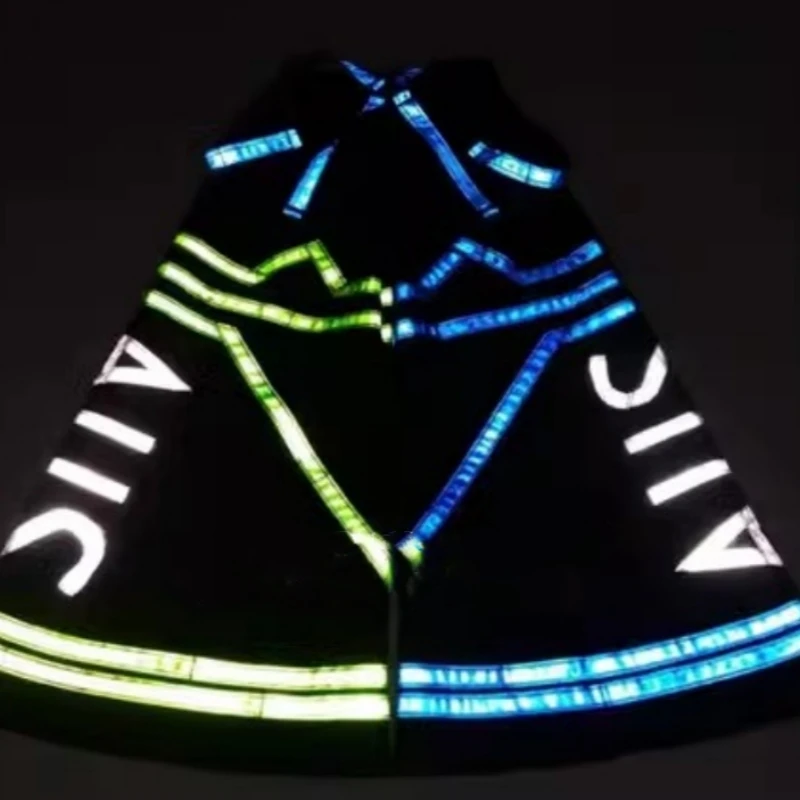 

Melbourne Shuffle Pants Bell-bottoms Reflective Cool Street Dance Pants Luminous Ghost Step Dance Pants Dancing Trousers 2025