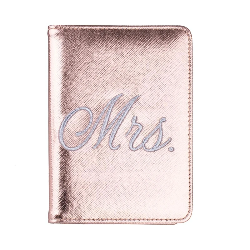 Mr and Mrs Bridal Pasaporte Fundas Titular Cartera viaje Pasaportes para estuche Regalo luna miel para mujeres y