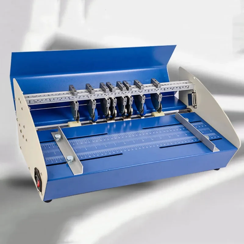 Blue Inch 0mm Creaser Scorer Peorator in Combo Paper Creasing Peorating Function hine /V