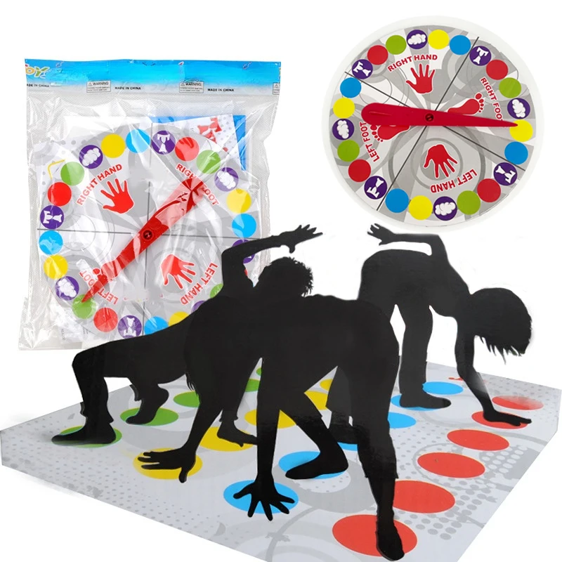Jeu interactif Parent-enfant, couverture d'équilibre corporel, fête Twister classique, torsion du corps pour enfants, jouets de sport éducatifs musicaux