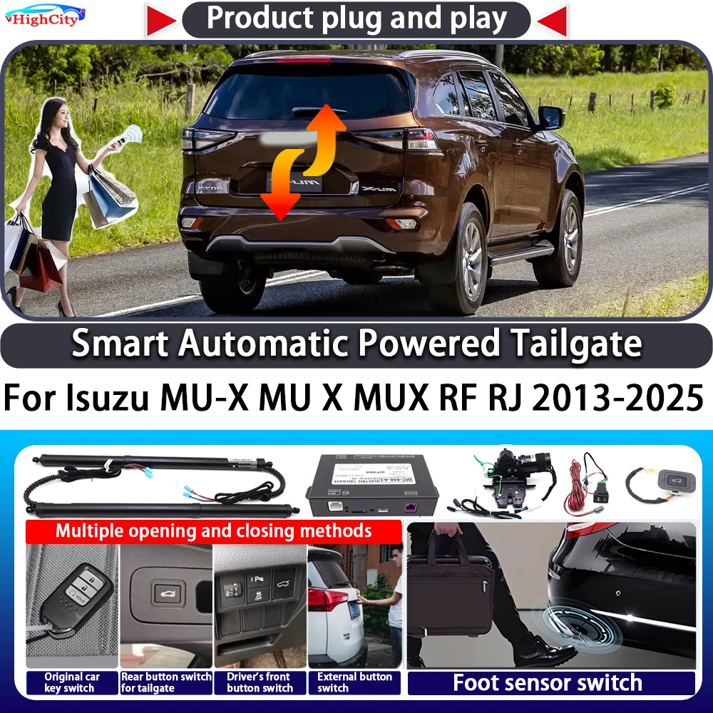 

For Isuzu MU-X MU X MUX RF RJ 2013-2025 OEM Smart Automatic Powered Tailgate Key Control Trunk Close Kit Electric Power Tailgate