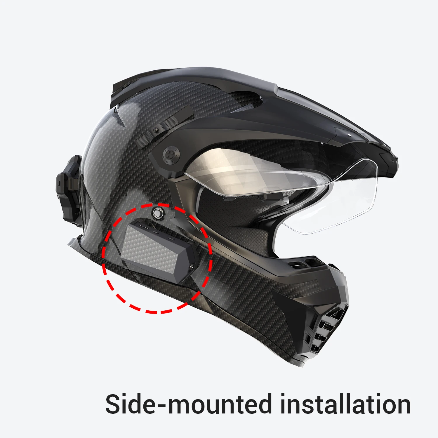 E6 Front Camera Accessories Motorcycle Helmet Smart HUD Head-up Display Navigation Bluetooth Headset Driving Recorder