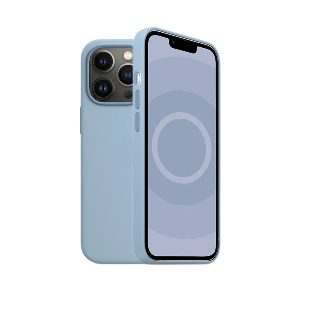 Etui z płynnego silikonu do 13Promax i 13mini z funkcją animacji i magnesu, kompatybilne z bezprzewodowym ładowaniem, ochronne etui na 13. — zdjęcie produktu 3