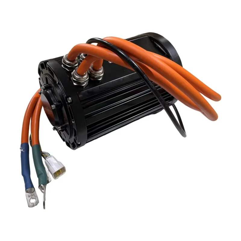 QS138 105H 8000W Mid-drive Center Mount Innerlijke Spline As Elektrische ATV UGV Elektrische Driewieler PMSM Motor