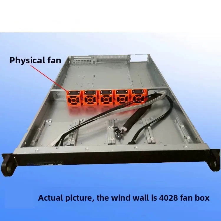 4-Disk server chassis 1U650 chassis dual CPU industrial control 550 long 4 hard disk bits