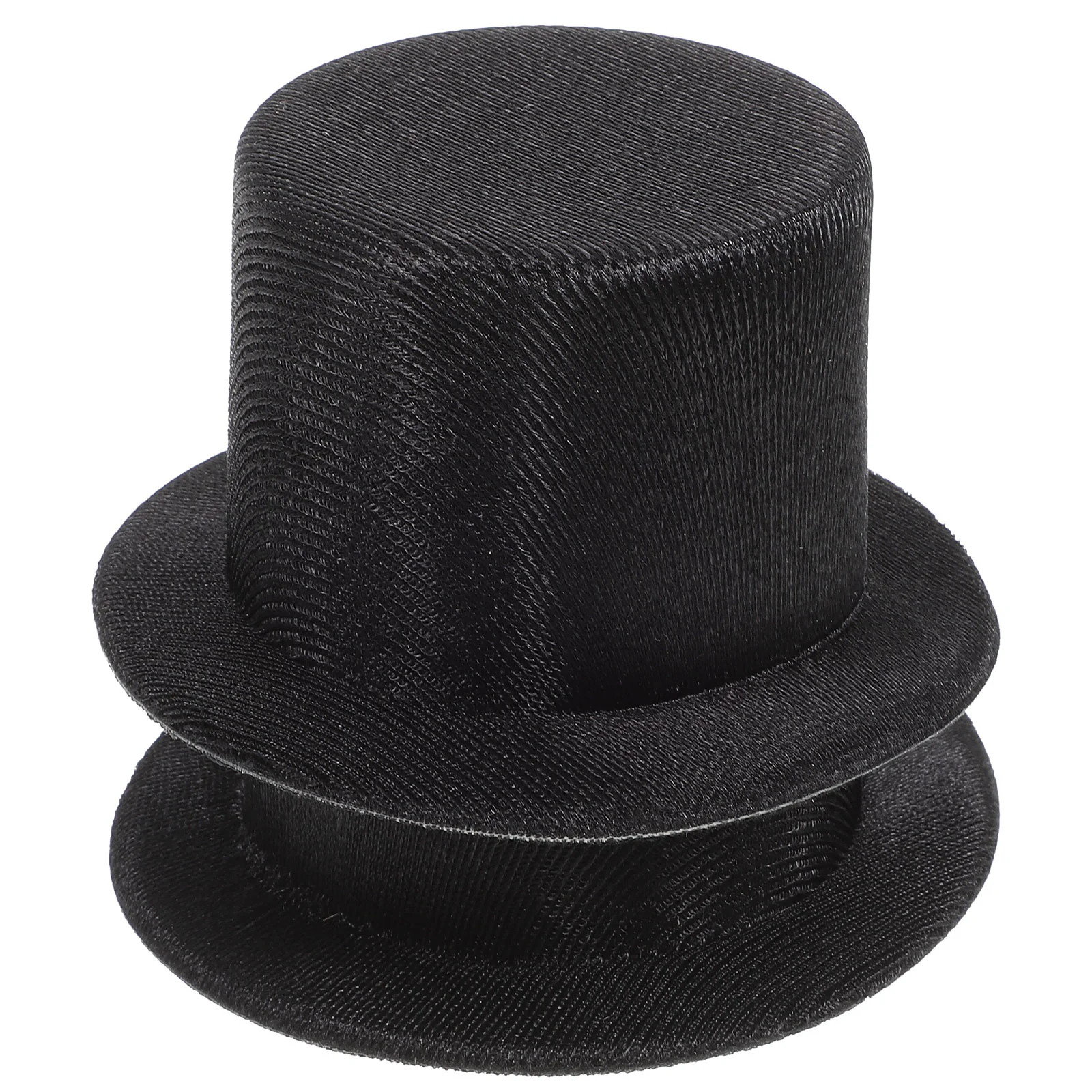 2 Pcs Black Hat Mini Top Hats Truck Toy My Life Accessories Child Kids Clothing