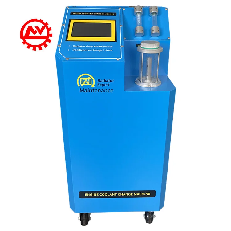 Fully Automatic Radiator Cooling System Flush 7 Inch Touch Screen Antifreeze Fluid Replace Automotive Coolant Exchange Machine