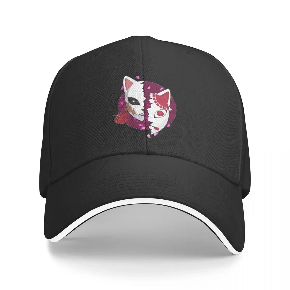 Demon Slayers Nezuko Baseball Caps Casual Japanese Anime Sandwich Hat Men Women Adjustable Sun Cap Fishing