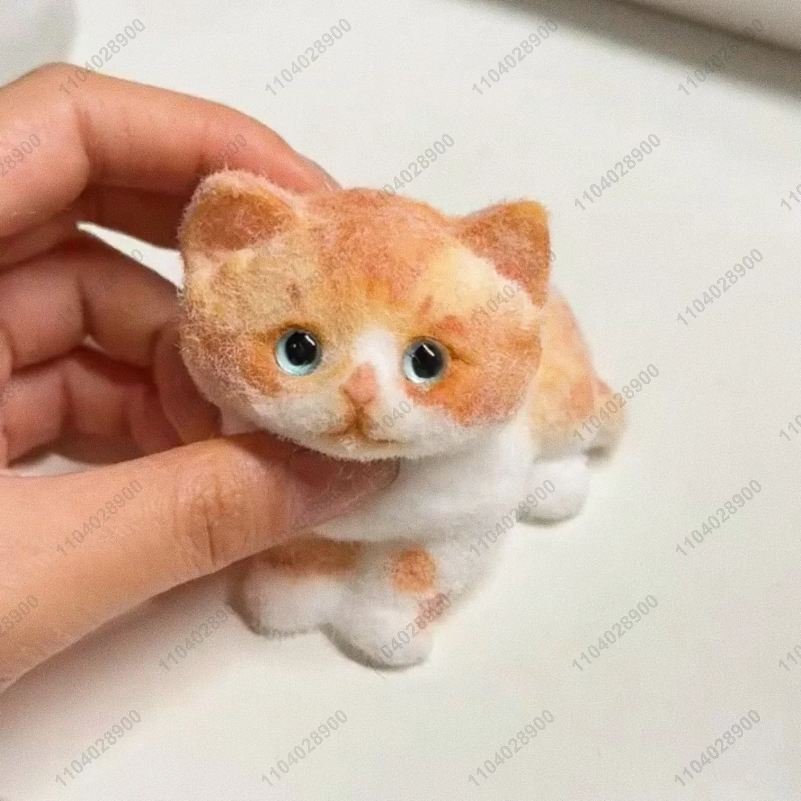 Big Kitty Cat Taba Squishy Силиконовый Нечеткий котенок ручной работы Мягкий кот Грих Сжимаемая игрушка Моти Игрушка Ручная расслабляющая стресс Подарок