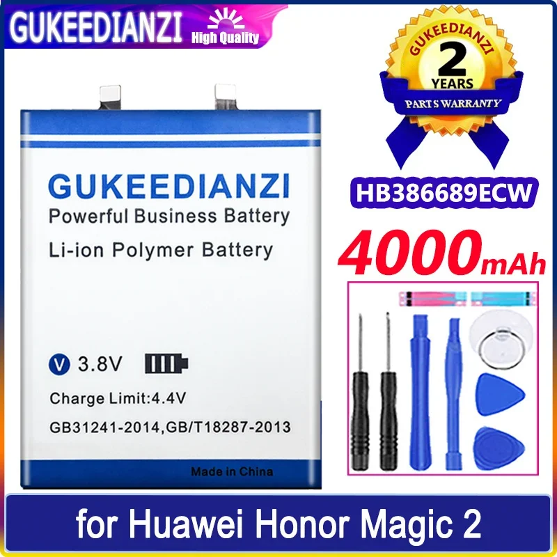 

Аккумулятор GUKEEDIANZI HB386689ECW 4000 мАч для Huawei Honor Magic 2 Magic2 TNY-AL00 TL100